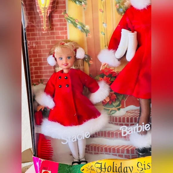 90s Vintage Holiday Sister Lot Vintage Barbie Stacie Kelly Doll - Picture 5 of 11